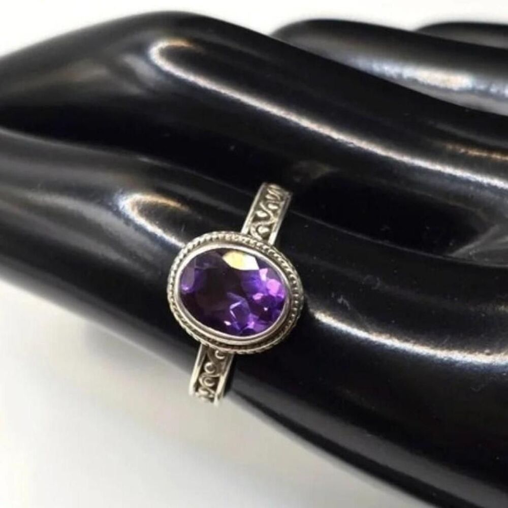 Bali Women's Purple and Silver Jewellery